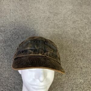 Vintage RedHead Hat Cap Army Fitted Mens L Brown h Cotton Polyesteri